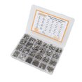 thumbnail image 4 of Screw Assembly Kit,1220PCS Screw Nut Washer Metal Screw Nut Washer Kit Flat Head Hex Socket Screw Kit Rugged and Tough, 4 of 14