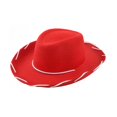 thumbnail image 1 of RYGRZJ Western big brim cowboy hat brown red, 1 of 1