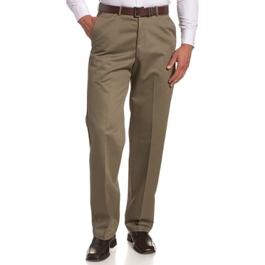 Haggar Pantalon pour Hommes Work to Weekend à Taille Extensible Dissimulée, devant Uni