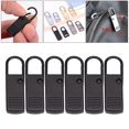 thumbnail image 4 of 6Pcs Metal Detachable Zipper Tags Repair Pull Tabs for Clothing Black L, 4 of 9