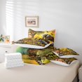 thumbnail image 5 of YST African Safari Animal Comforter Set Full Size 7 Piece,Elephant Giraffe Bedding Set With Sheet Set,Zebra Cheetah Rhinoceros Bed In A Bag With Throw Pillow Covers,Reversible, 5 of 5
