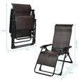 thumbnail image 2 of Gymax 2PCS Patio Rattan Chair Folding Recliner Adjustable Headrest, 2 of 10
