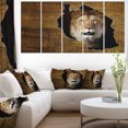 thumbnail image 1 of Tanzania Wildlife Map Design - Abstract Canvas Artwork, 1 of 3