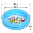 thumbnail image 1 of Pataugeoire pour Bébé Intérieure Extérieure Piscine Gonflable pour Enfants Mini Piscine Familiale Piscine Ronde pour Enfants, 1 of 7