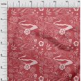 thumbnail image 3 of oneOone Viscose Jersey Magenta Fabric Asian Japanese Pattern Sewing Material Print Fabric By The Yard 60 Inch Wide, 3 of 4