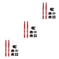 thumbnail image 4 of ZheElen Polyvalent Tubeless Pneu Presta Valve Extender pour et Vélos de Route 2 Pcs 80mm Rouge 50mm 80mm 3Set, 4 of 6
