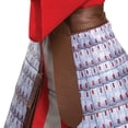 thumbnail image 3 of Mulan Women's Deluxe Hero Red Costume, 3 of 3