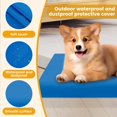 thumbnail image 4 of CUITING Dog Bed Cover Oxford Cloth Dog Bed Protector Cover Waterproof Dog Bed Protector Removable Dog Bed Replacement Cover with Zipper for Indoor Outdoor, 4 of 11