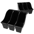 thumbnail image 1 of Storex Small Book Bin, Black, 6-Pack, 1 of 7