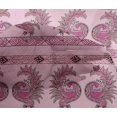 thumbnail image 4 of oneOone Viscose Chiffon Fabric Peacock Block Print Fabric BTY 42 Inch Wide, 4 of 4