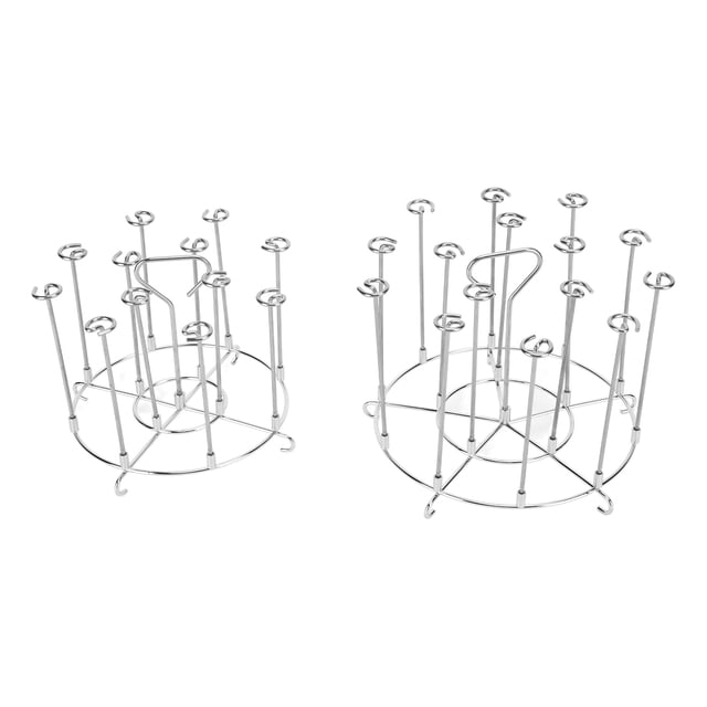 , Multi Purpose Skewer Stand Set, Delicious Grilled Taste, Compatibility with Fryer, Easy to Use, Stainless Steel Skewer Stand for Pinxia, Mizi, Biyi,