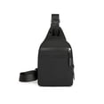 thumbnail image 1 of Strap Bag Crossbody Backpack with Headphone Hole Strap Backpack Hiking Backpack Multipurpose Crossbody Chest Bag, 1 of 7