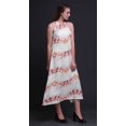 thumbnail image 4 of Bimba Robe Teinture sur Nœuds Décontractée Longue Dos Nu à Col Licou pour Femmes, Robe de Plage Imprimée - Grand, 4 of 6