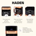 thumbnail image 3 of Haden Quintessential 12 Cup Programmable Digital Coffee Maker, Black/Copper, 3 of 9