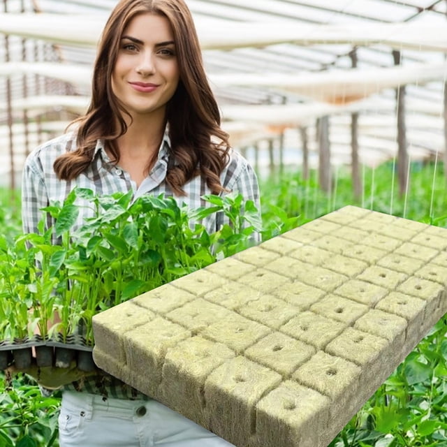 Fruit And Vegetable Seed Sowing Matrix Hydroponic Cultivation Soilless Cultivation Matrix Sowing Wool Plug Block