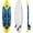 Jaune, variante sur Gymax Planche de Surf 6 Pieds avec 3 Palmes Amovibles Laisse de Sécurité Jaune