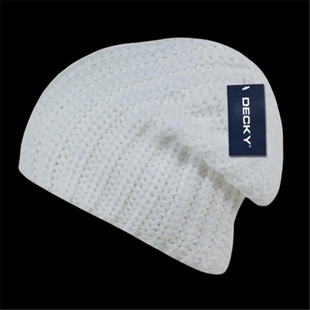 Decky 635-WHT Tricot Confortable & 44; Blanc