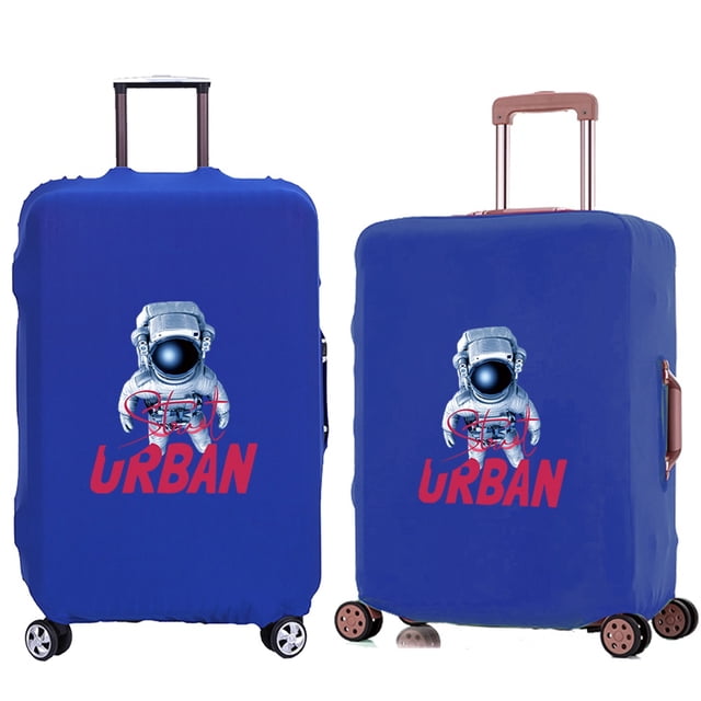 Travel Luggage Protective Cover Astronaut Pattern Travel Accessories Elastic Suitcase Case Apply To 18-28inch 8astronaut003 L