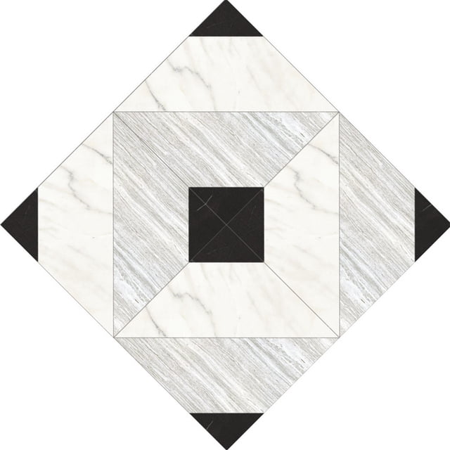 TIMIFIS Home Decor 10 Pcs/Set Ceramic Tile Stickers Self Adhesive Tiles Art Diagonal 3D Floor Stick Office Decor - Fall