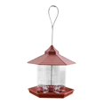 thumbnail image 4 of Hanging Bird Feeder Large Capacity Bird Feeder for Backyard Yard Garden Brown, 4 of 10