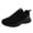 Black, variant on HBFAGFB Casual Sneakers for Women Breathable Mesh Outdoor Sports Running Lace up Shoes Pink Size 40