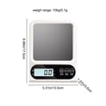 thumbnail image 3 of New Release,High Precision Kitchen Electronic Scale, Digital Food Weighing Scale for Baking, Small Gram Scale for Cooking, Home and Commercial Use Food Measurement Scale, | Plastic, Silver-357, 3 of 9