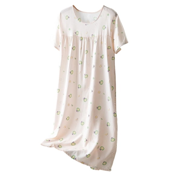 Soft Summer Nightgowns Women Women Sleep T Dress Nightgown Sleeping Shirt Charter Club Pajama Shorts Night Sleep Dress Women T Shirt Sleepwear Night Shirts Tall Women Ladies Long Sleeve Shirt Sleeve