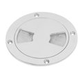 thumbnail image 2 of 316 Stainless Steel Boat Deck Round Plate Detachable Marine Inspection Hatch with Groove for Boat RV Access, 2 of 7