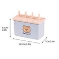 thumbnail image 2 of EGNMCR Ice Cube Tray Home Made Ice Cream Set Box For Making Ice Cream Children's Ice Cream Stick Ice Maker Ice tray mold, 2 of 2
