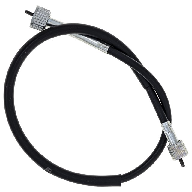 Niche Câble de Tachymètre pour Yamaha Maxim XJ550 4H7-83560 519-CCB2747L, Câble de Tachymètre de Moto Noir avec Connecteurs en Acier Revêtu de Zinc. Compatible avec les Modèles Yamaha Maxim et Seca de 1980-1983. Mesure 24,41 Pouces de Longueur.