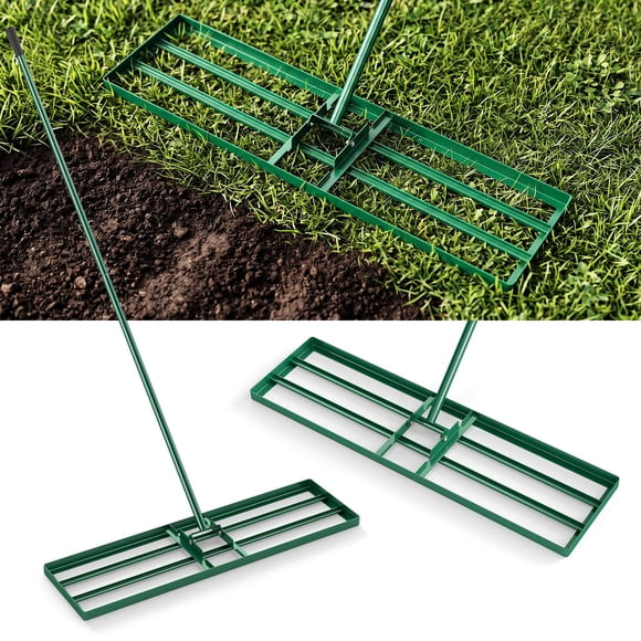 Costway Lawn Leveling Rake 36" x 10" Heavy Duty Level Lawn Tool for Garden Backyard/Lawn