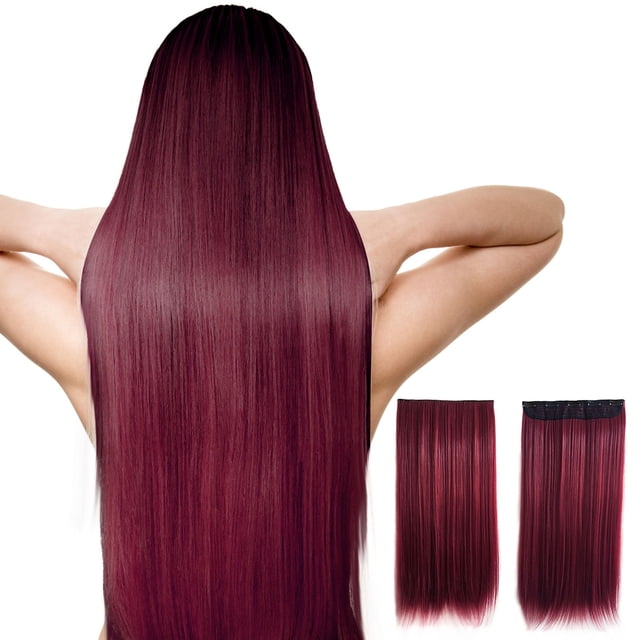 Hair Extensions The Perfect Combination Of Invisible Long Hair And Luxurious Long Hair, 23 Inches, Is Easy To Wear And Remove. It Can Make Your Hair Fuller And Longer, Hair Extensions & Accessories fo
