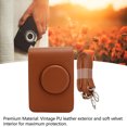 thumbnail image 4 of Camera Case Bag Camera Pouch Camera Protective Case Specially Designed for Mini Retro PU Leather with Adjustable Strap Soft Liner for Photography Enthusiasts, 4 of 7