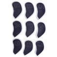 thumbnail image 2 of Iron Head Covers Set, PU Edging Sunscreen Waterproof  Iron Head Covers Rainproof  For Outdoors Blue, 2 of 8
