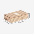 thumbnail image 3 of Under Bed Storage Large Capacity Waterproof Bed Bottom Chessboard Visible Window Storage Bag, Convenient for Organizing and Storing Household Clothes and Blankets Storage Bags for Clothes, 3 of 9