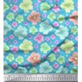thumbnail image 1 of Soimoi Polyester Crepe Fabric Artistic Floral Printed Fabric 1 Yard 52 Inch Wide, 1 of 3
