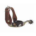 thumbnail image 1 of AJ Tack Praying Cowboy Antique Brown Spur Package Ladies, 1 of 3
