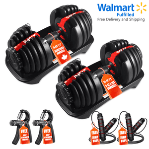 IMFit 5-52,5 lb Ensemble réglable de sonnettes avec 2 Poignées des mains & 2 Jump Ropes.com Complete Home Workout Bundle.com Équipement de gymnastique à domicile IMFit 5-52,5 lb Ensemble réglable de sonnettes avec 2 Poignées des mains & 2 Jump Ropes.com Complete Home Workout Bundle.com Équipement de gymnastique à domicile