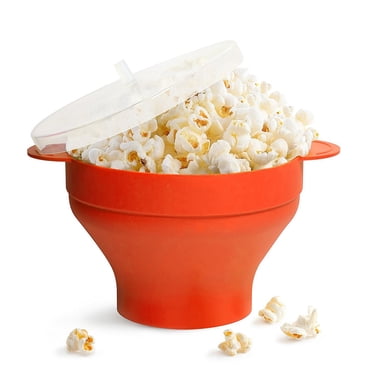 EGNMCR Popcorn Popcorn Seau à Maïs Soufflé, Machine à Maïs Soufflé Micro-Ondable, Machine à Maïs Soufflé Pliable