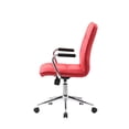 thumbnail image 4 of Boss Office Chair in Red with Chrome Arms, 4 of 5
