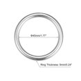 thumbnail image 2 of Unique Bargains Bague Ronde en Acier Inoxydable 316 45 mm ID 6 mm d'Épaisseur, Lot de 3, 2 of 5