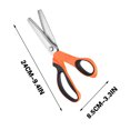 thumbnail image 1 of Stainless Steel Cloth,Stainless Steel Scissors Lace Scissors Stainless Steel Sawtooth Scissors Lock Scissors Tooth Cloth Scissors Dog Teeth Scissors Lock and Lock, 1 of 5