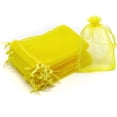 thumbnail image 1 of ORUYROP ® 100pcs Drawstring Organza Jewelry Candy Pouch Party Wedding Favor Gift Bags (8x12, Yellow), 1 of 7