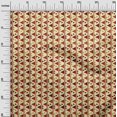 thumbnail image 3 of oneOone Viscose Chiffon Brown Fabric Geometric Craft Projects Decor Fabric Printed By The Yard 42 Inch Wide, 3 of 4