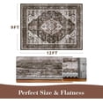 thumbnail image 2 of -Area Rug X Rugs for Living Room- Machine Washable Rug-Soft Living Room Rug-Vintage Non Slip Carpet-Rugs for Bedrooms Dining Room Living Room Office, 2 of 7