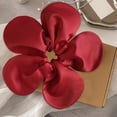 thumbnail image 4 of CSChome Corde à Cheveux Princesse Fleur Corde à Cheveux - Grande Forme de Fleur Élastique à Cheveux Uni Exagéré, 4 of 7