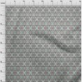 thumbnail image 4 of oneOone Rayon Green Fabric Asian Ikat Sewing Material Print Fabric By The Yard 56 Inch Wide, 4 of 4