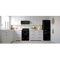 thumbnail image 4 of Unique Classic Retro 7 CU. FT. Electric Bottom Freezer Refrigerator with Wine Rack in Midnight Black, 4 of 14