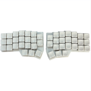 CORNE V4 Clavier ergonomique de division, 46-Key 40% Clavier mécanique à arbre gris avec commutateurs à chaud, RGB Feu arrière, QMK/VIAL Programmation