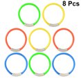 thumbnail image 3 of 8pcs Diving Ring Underwater Swimming Grab Toy Ring Diving Training Accessory for Kid Child Boy Girl (Random Color), 3 of 5
